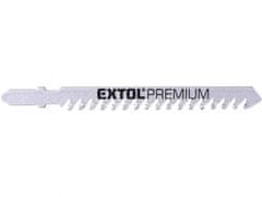 Extol Premium Plátky do přímočaré pily s SK zuby 3ks, 100x1,5mm