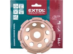 Extol Industrial Kotouč diamantový brusný jednořadý, O 115x22,2mm