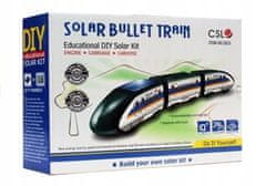 Lean-toys Vzdělávací hračka Solární vlak Bullet Train