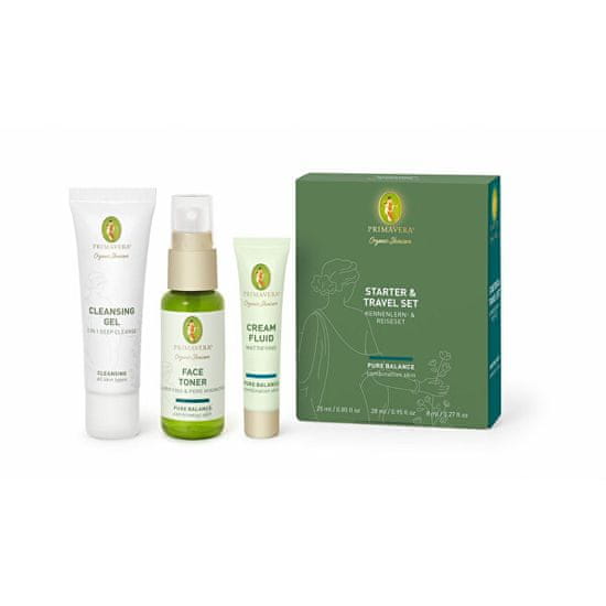 Primavera Dárková sada pleťové péče Pure Balance (Starter & Travel Set)