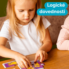 Farfarland Vzdělávací puzzle - "Matematika (Triple)". Barevné puzzle pro batolata. Učení hračky pro děti