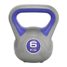 Sportvida Kettlebell pokrytý vinylem činka 6 KG