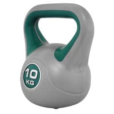 Sportvida Kettlebell pokrytý vinylem činka 10 KG