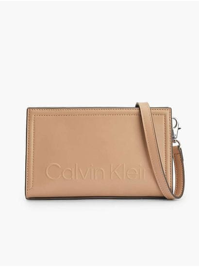 Calvin Klein Béžová dámská crossbody kabelka Calvin Klein