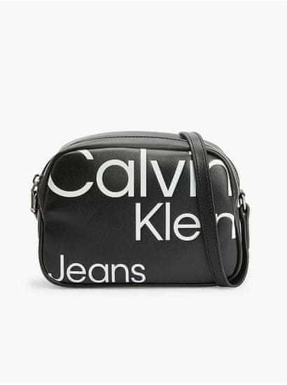 Calvin Klein Černá dámská vzorovaná crossbody kabelka Calvin Klein Jeans