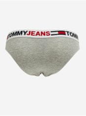 Tommy Jeans Světle šedé dámské žíhané kalhotky Tommy Jeans XS