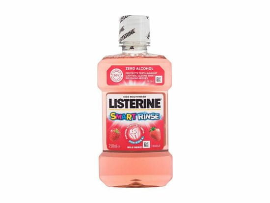 Listerine 250ml smart rinse mild berry mouthwash, ústní voda
