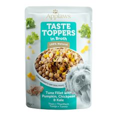 Applaws kapsička Dog Taste Toppers Broth Tuňák s dýní 12x85g