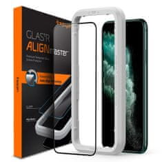 Spigen Ochranné Tvrzené Sklo Alm sklo Fc iPhone 11 Pro Max Black
