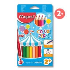 Maped Pastelky MAPED JUMBO 3HR Color Peps 12ks