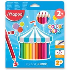 Maped Pastelky MAPED JUMBO 3HR Color Peps 18ks