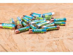 Extol Energy Baterie alkalické, 20ks, 1,5V AA (LR6)