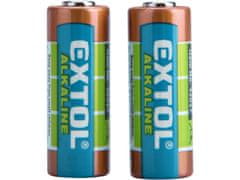 Extol Energy Baterie alkalické, 2ks, 12V (23A)