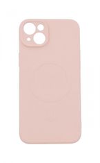 TopQ Kryt iPhone 14 Plus s MagSafe světle růžový 85051