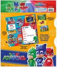 CurePink Oficiální dětský kalendář PJ Masks|Pyžamasky (34 x 35 cm)