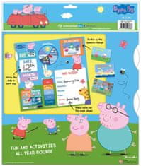 OEM Oficiální dětský kalendář 2022 Peppa Pig|Prasátko Peppa (34 x 35 cm)