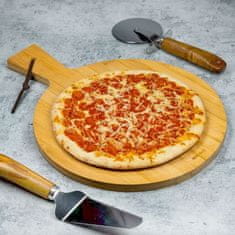 KINGHoff Bambusové prkénko na pizzu 30 cm Kh-1673