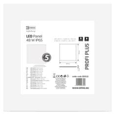 Emos EMOS Lighting LED panel 60×60, čtvercový vestavný bílý, 48W neutr.b., IP65 1544104820