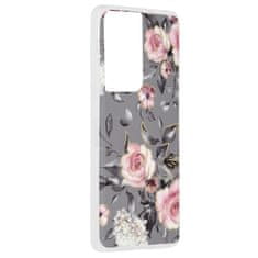 Techsuit Kryt Samsung Galaxy S21 Ultra Techsuit - Marble Series - Bloom of Ruth Gray