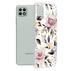 Techsuit Kryt Samsung Galaxy A22 4G Techsuit - Marble Series - Chloe White