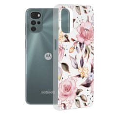 Techsuit Kryt Motorola Moto G60 Techsuit - Marble Series - Chloe White