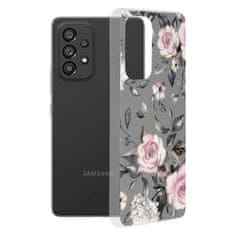 OEM Kryt Samsung Galaxy A53 5G Techsuit - Marble Series - Bloom of Ruth Gray