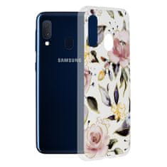 Techsuit Kryt Samsung Galaxy A20e Techsuit - Marble Series - Chloe White