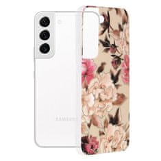 Techsuit Kryt Samsung Galaxy S22 Techsuit - Marble Series - Mary Berry Nude