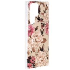 Techsuit Kryt Samsung Galaxy S22 Ultra Techsuit - Marble Series - Mary Berry Nude