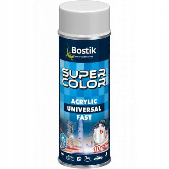 Bostik Super Color univerzální lak ve spreji 400 ml bílý