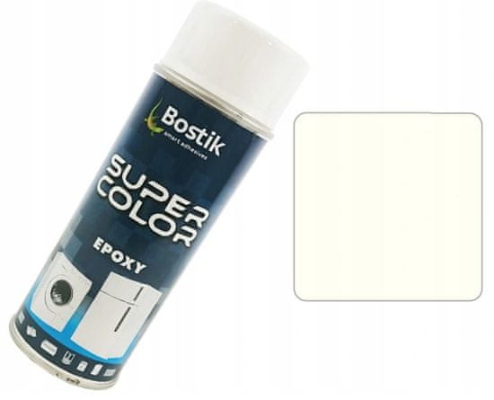 Bostik Super colour epoxidový ve spreji 0,4l bílý