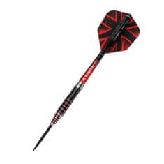 Mission Šipky Steel Darryl Fitton - Black & red - 22g