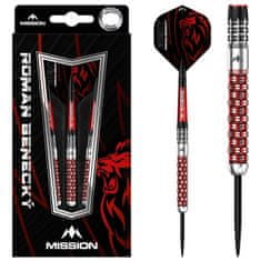 Mission Šipky Steel Roman Benecký - Black & Red - 24g