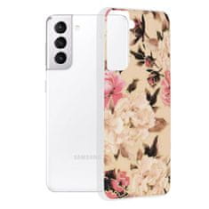 Techsuit Kryt Samsung Galaxy S21 Techsuit - Marble Series - Mary Berry Nude