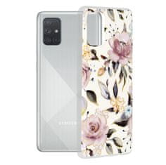 Techsuit Kryt Samsung Galaxy A71 4G Techsuit - Marble Series - Chloe White