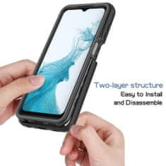Techsuit Pouzdro Samsung Galaxy A23 4G / A23 5G Techsuit - Defense360 Pro + ochrana obrazovky, černé