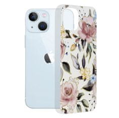 Techsuit Kryt iPhone 13 Techsuit - Marble Series - Chloe White