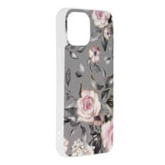 Techsuit Kryt iPhone 13 mini Techsuit - Marble Series - Bloom of Ruth Gray