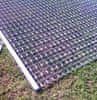 Ocelová zatahovací (smykovací) síť na trávníky 120 x 120 cm