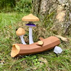 Houby – Lysohlávky kubánské – Psilocybe Cubensis – 3D papírový model