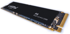 Crucial P3 SSD disk, 1TB, M.2 80mm, PCI-e 3.0, x4 NVMe, 3D NAND (CT1000P3SSD8) - zánovní