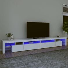 Vidaxl TV skříňka s LED osvětlením bílá 290 x 36,5 x 40 cm