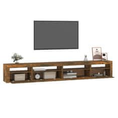 Vidaxl TV skříňka s LED osvětlením kouřový dub 270 x 35 x 40 cm