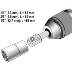 YATO Sada 3ks SDS + adaptérů pro zásuvky YATO YT-04686