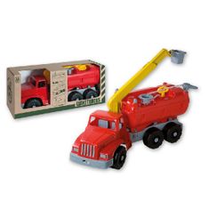 Androni Giant Trucks hasičský vůz s plošinou a funkční stříkačkou - délka 74 cm