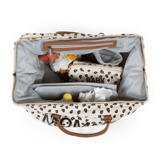 Childhome Přebalovací taška Mommy Bag Canvas Leopard