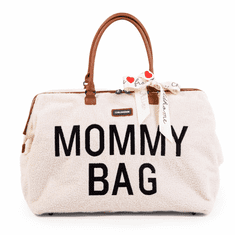 Childhome Přebalovací taška Mommy Bag Teddy Off White