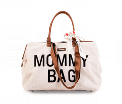 Childhome Přebalovací taška Mommy Bag Teddy Off White