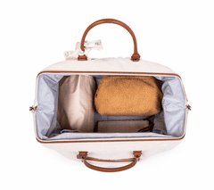 Childhome Přebalovací taška Mommy Bag Teddy Off White