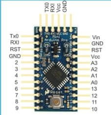 HADEX Pro mini 5V 16MHz, Atmega328P, klon Arduino